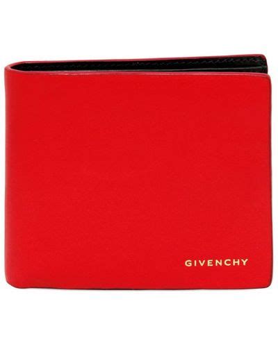 printed logo two-tone leather wallet givenchy|Givenchy logo.